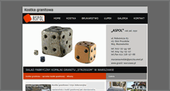 Desktop Screenshot of granit-warszawa.pl