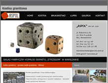 Tablet Screenshot of granit-warszawa.pl